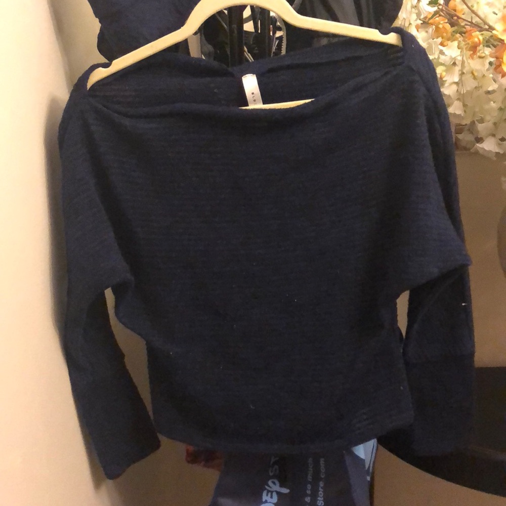 Off the shoulder sweater